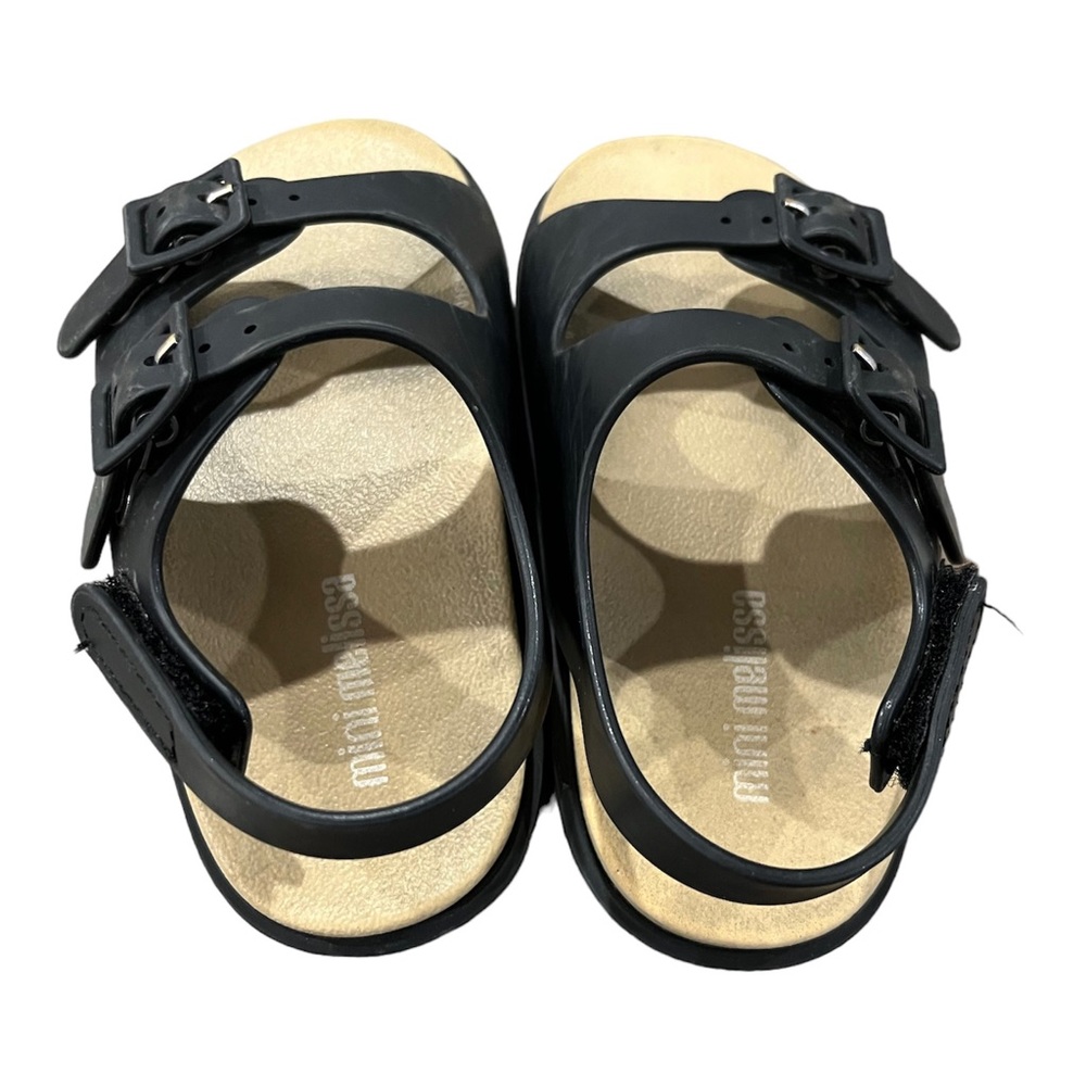 Mini Melissa Size 7 Black Sandal